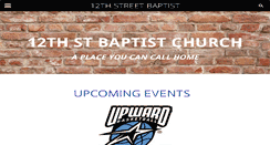 Desktop Screenshot of 12thstreetbaptist.net